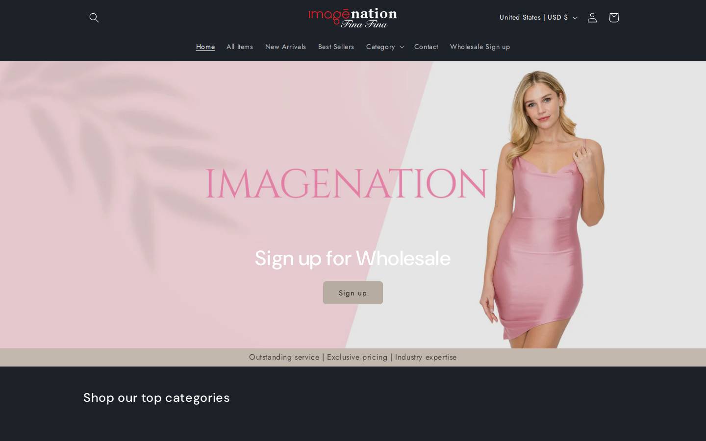 imgfina.com homepage screenshot