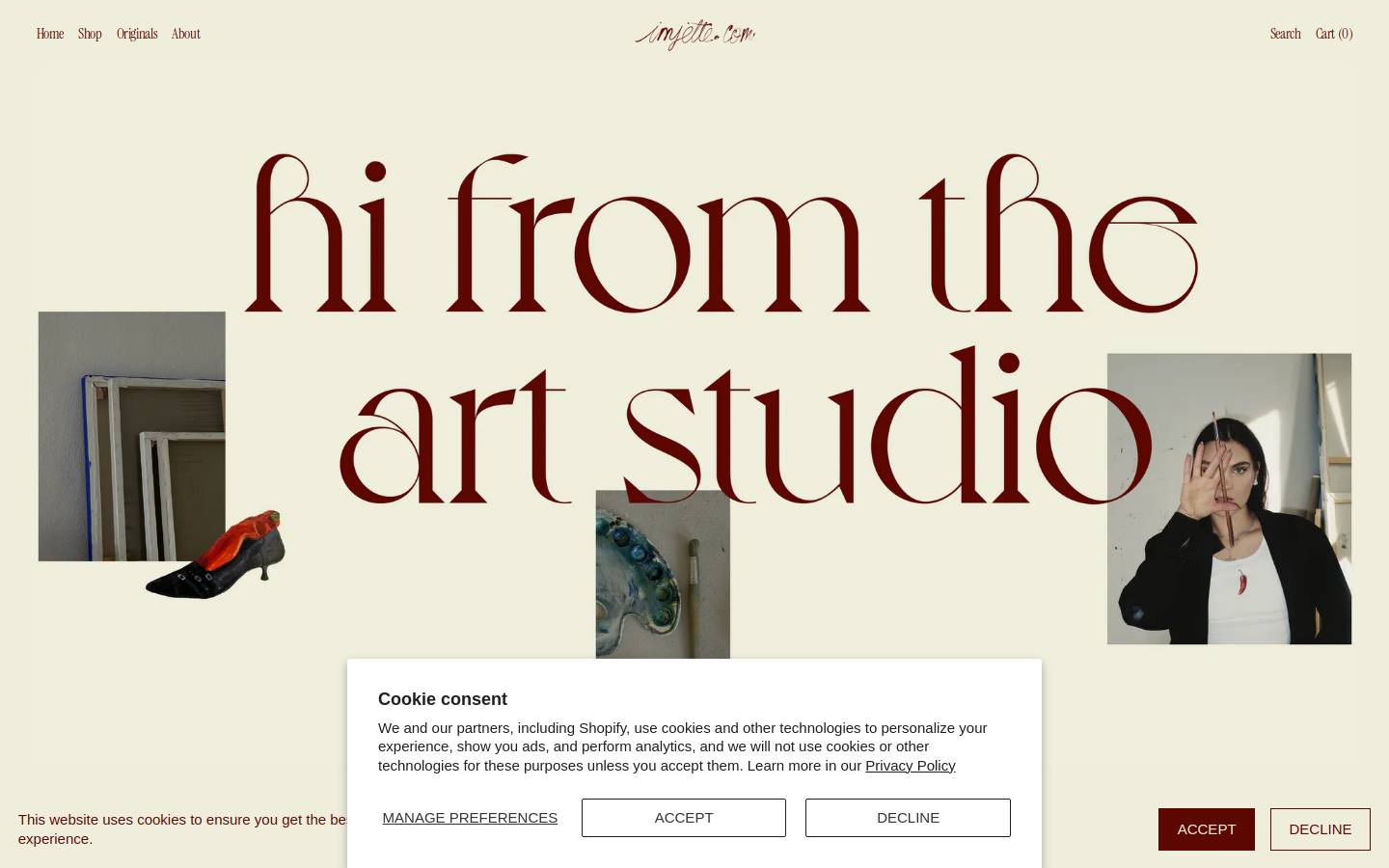 imjette.com homepage screenshot