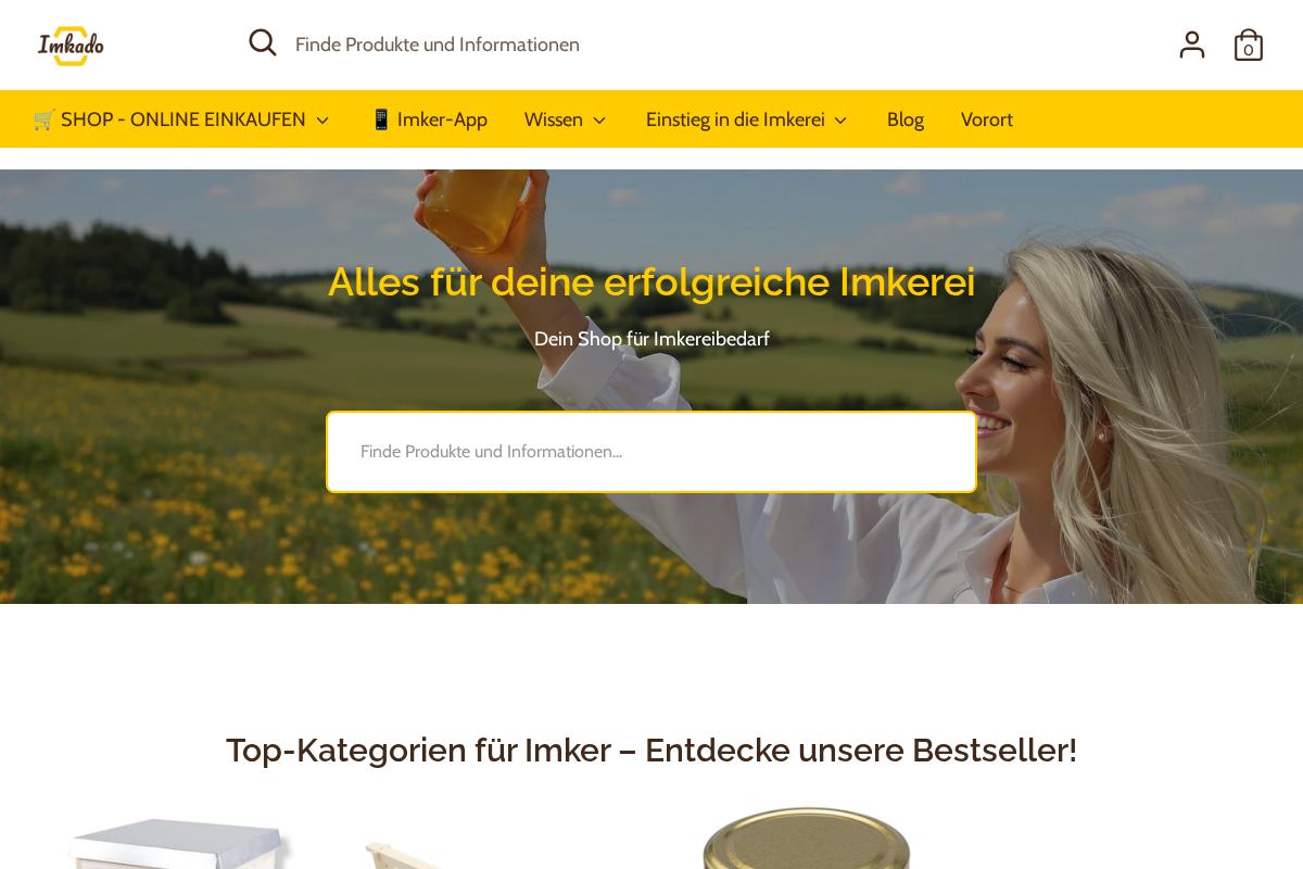 Imkado homepage screenshot