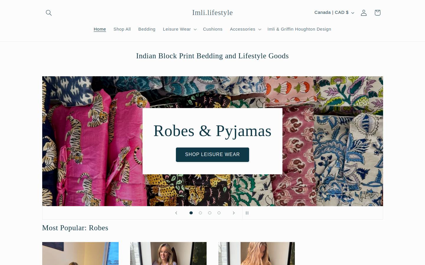 imli.ca homepage screenshot