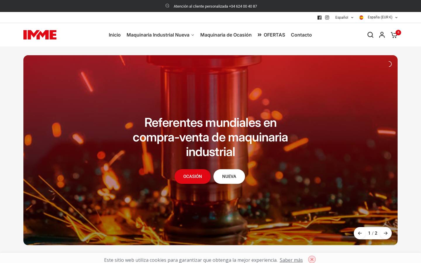 imme-europa.com homepage screenshot