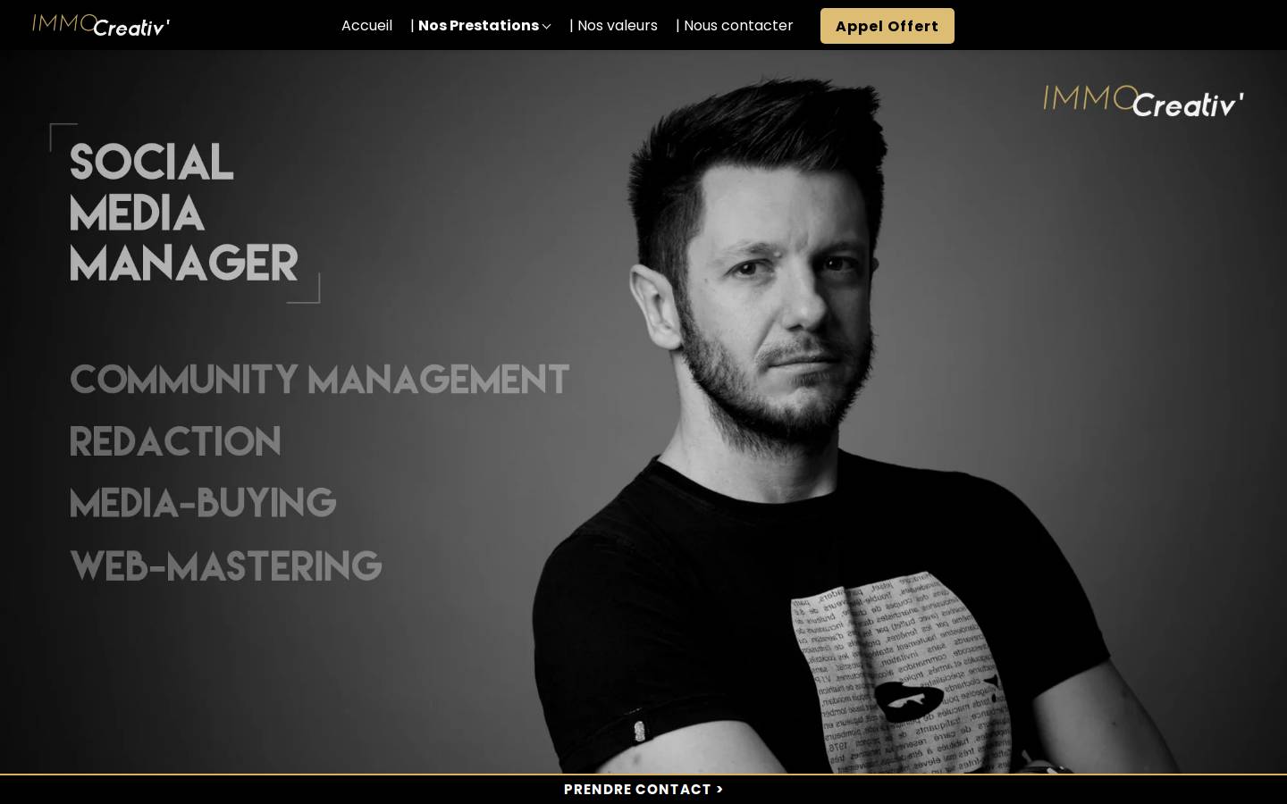 immocreativ.fr homepage screenshot