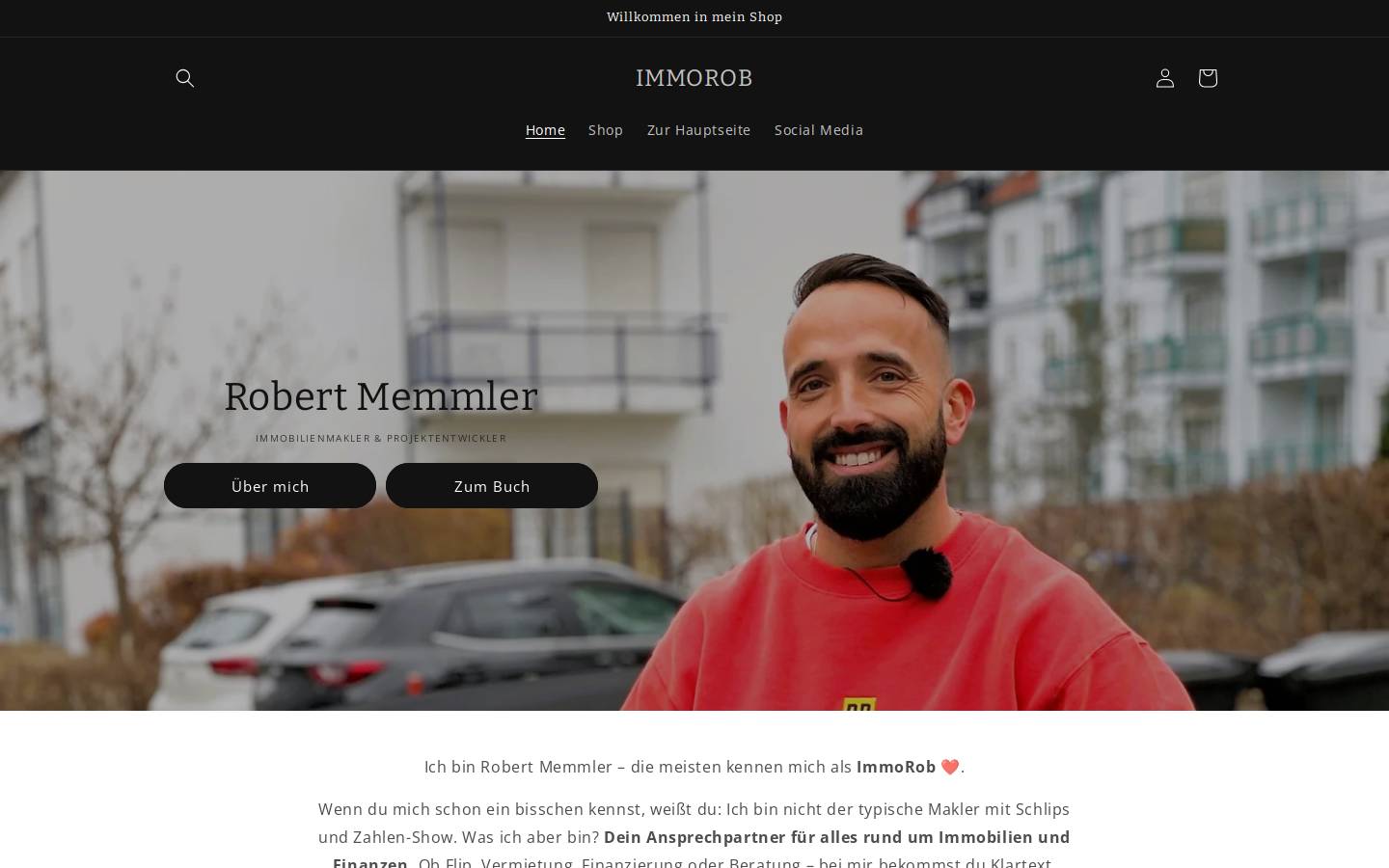 immorob.com homepage screenshot