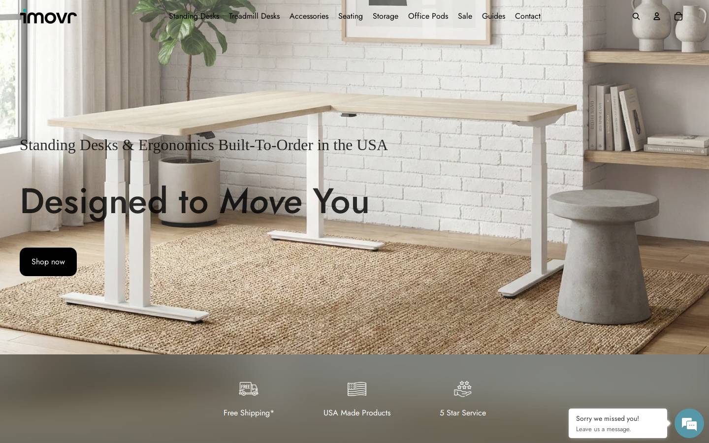 iMovR homepage screenshot