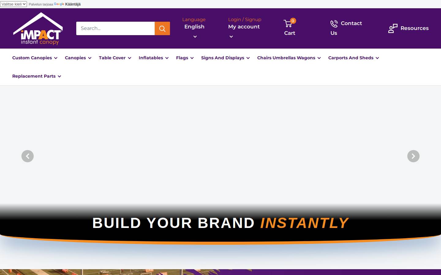 impactcanopy.ca homepage screenshot