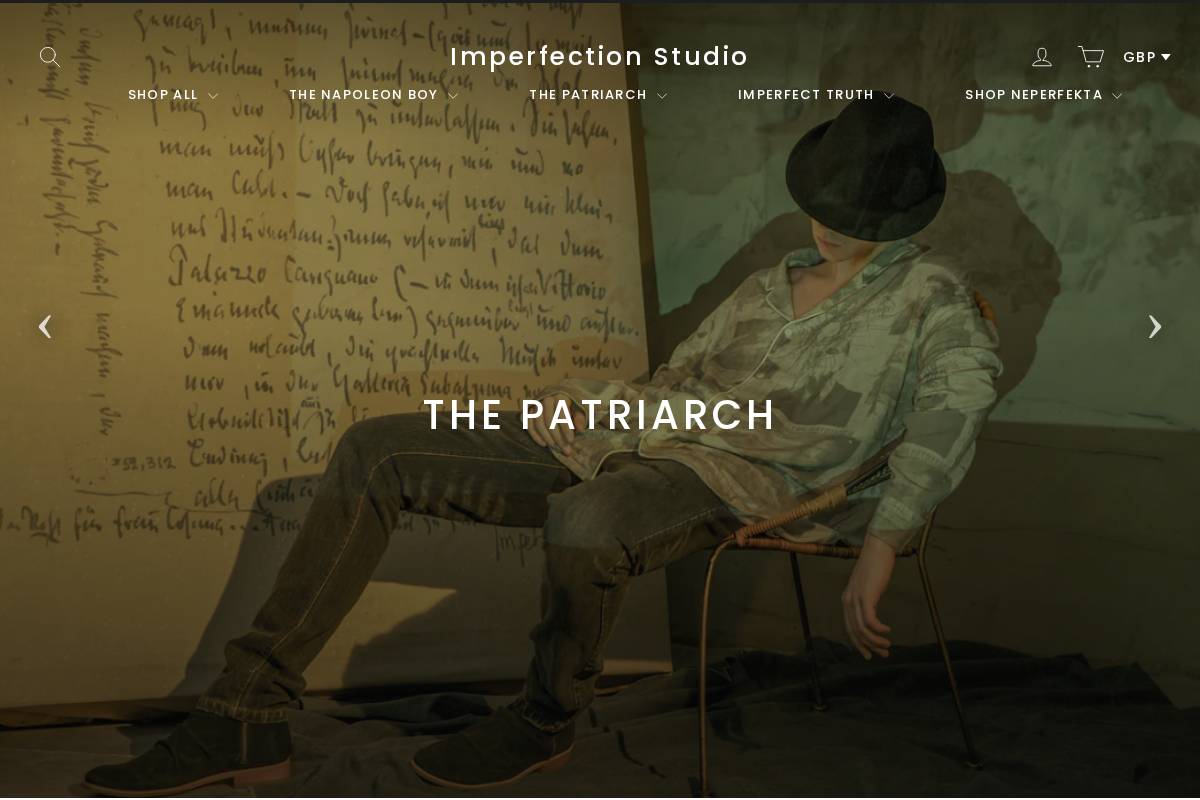 imperfectionstudio.com homepage screenshot