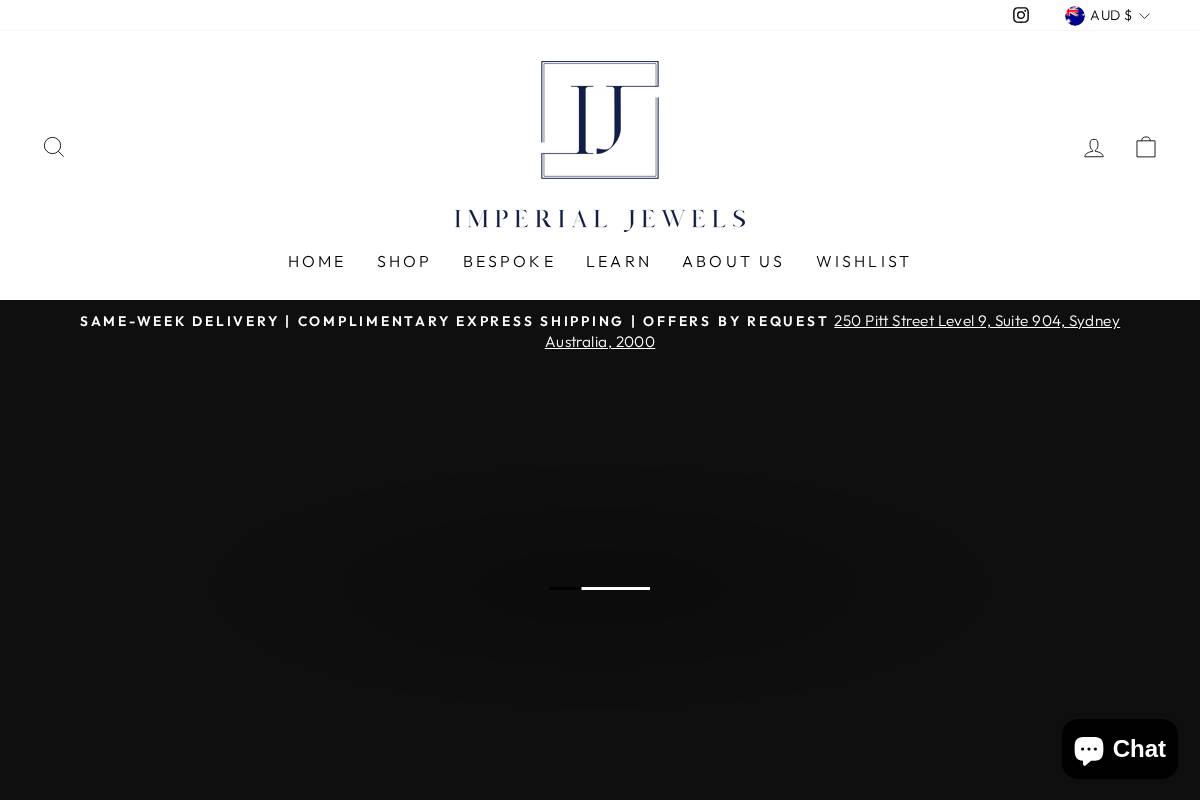 Imperial Jewels homepage screenshot