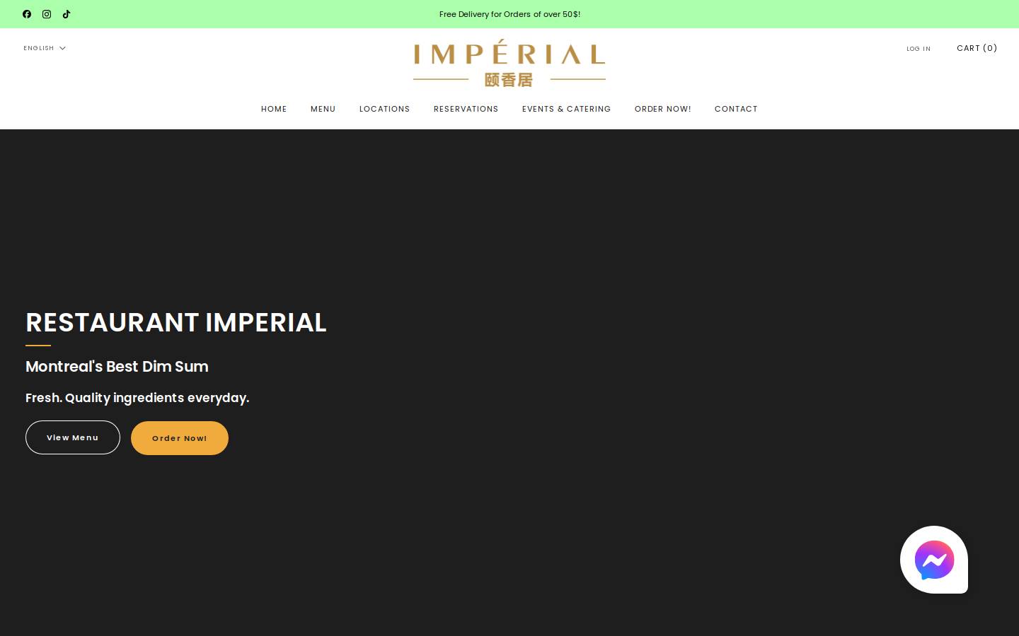 imperialmontreal.com homepage screenshot