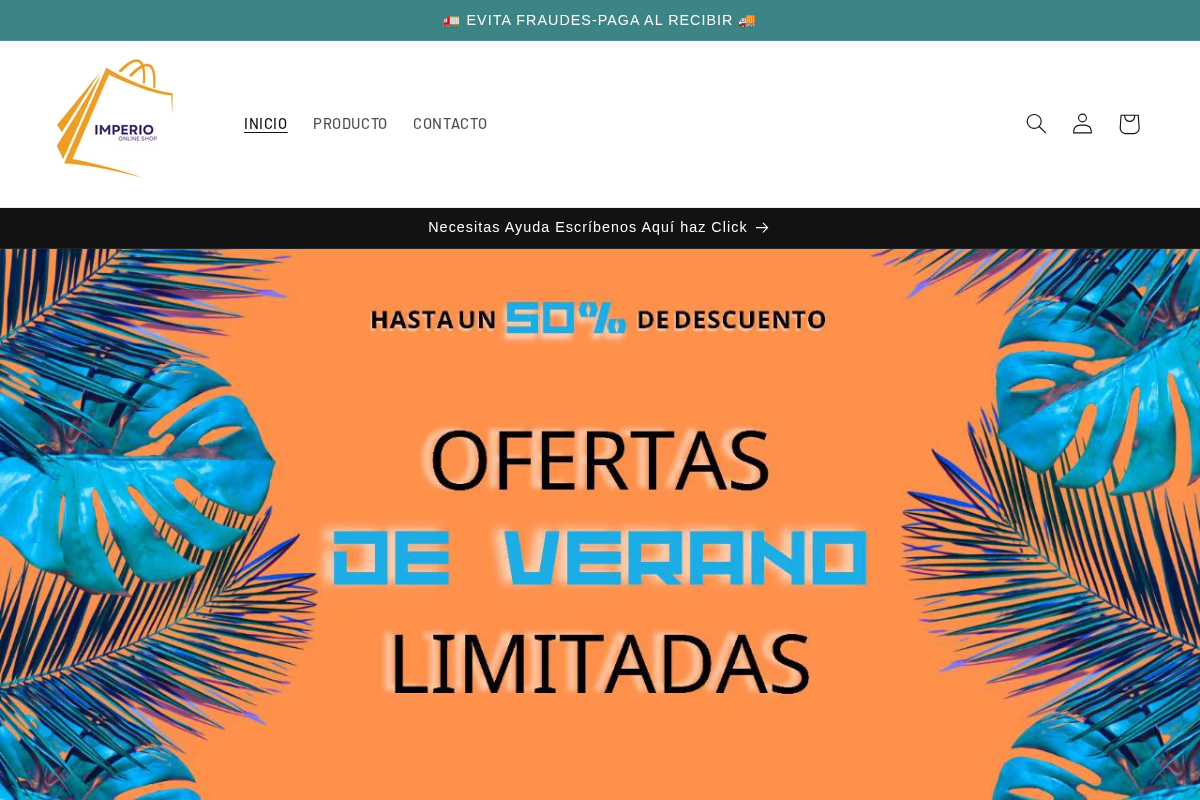 imperiostore7 homepage screenshot