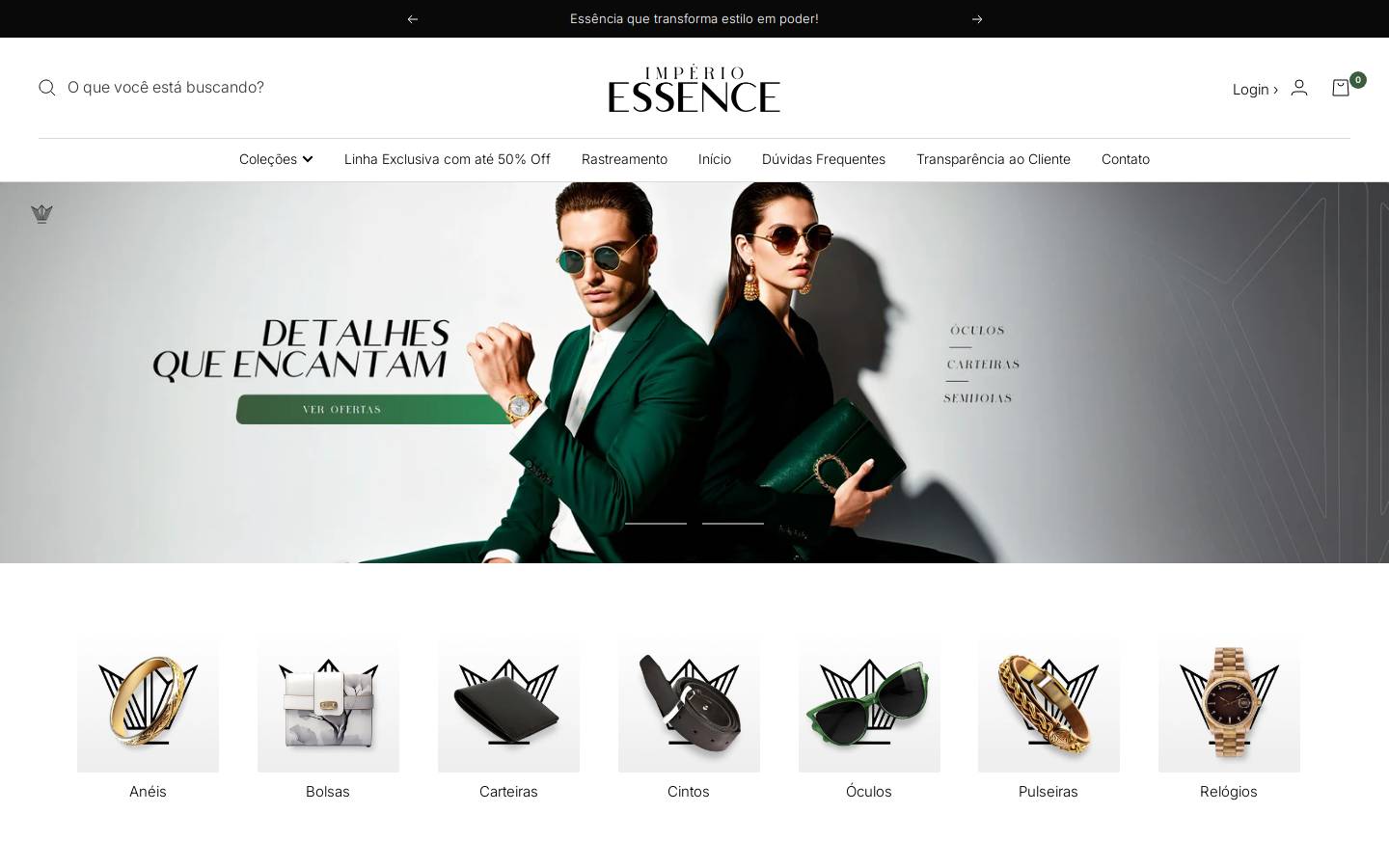 imperioessence.com homepage screenshot