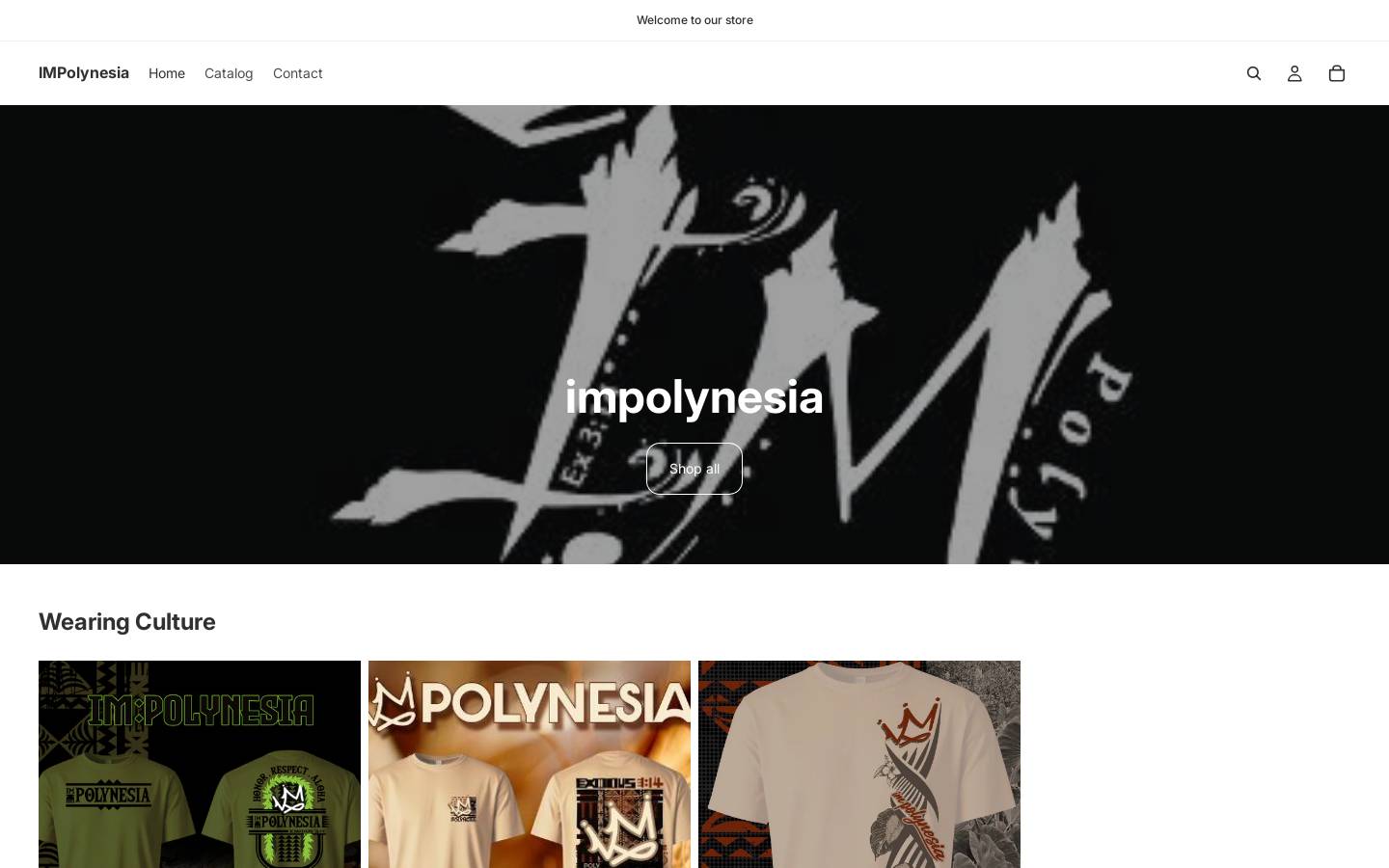 impolynesia.com homepage screenshot