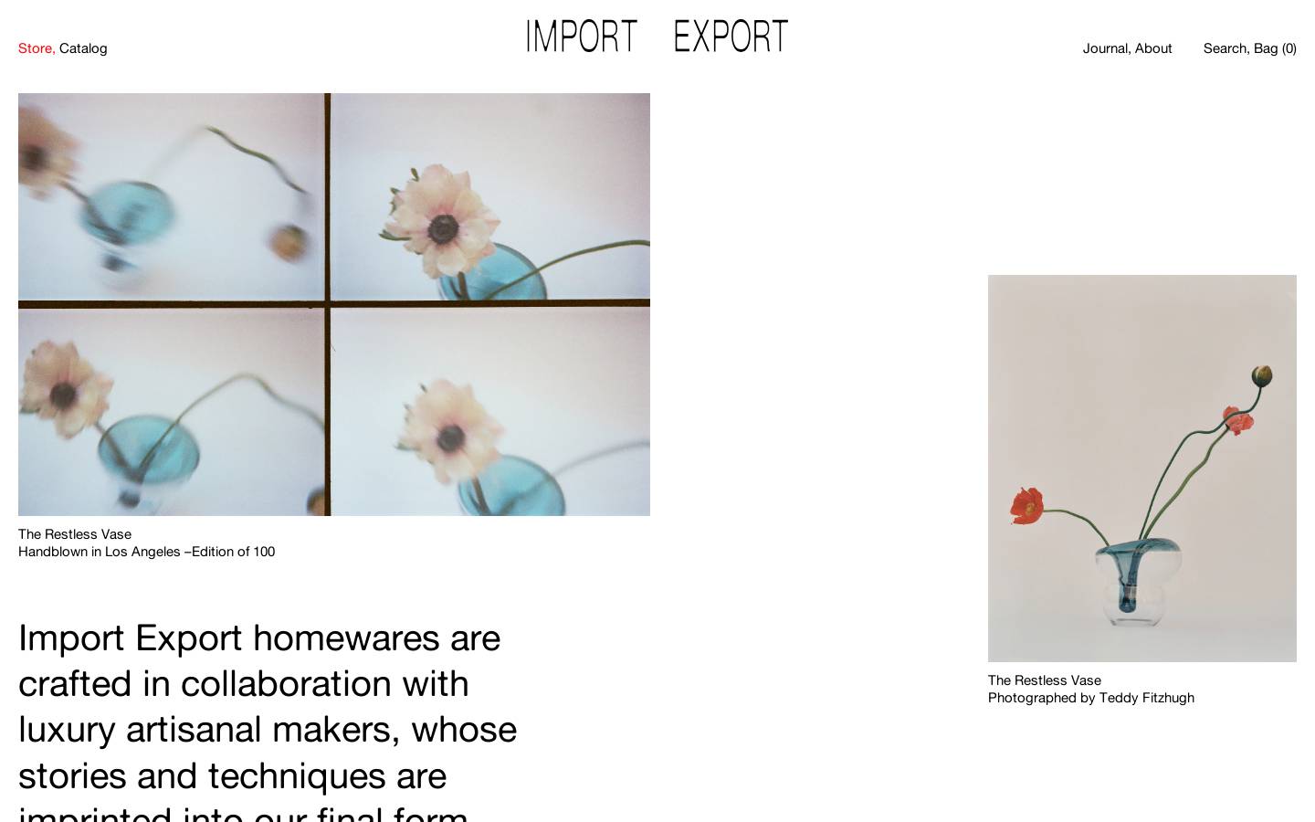 importexport.co homepage screenshot