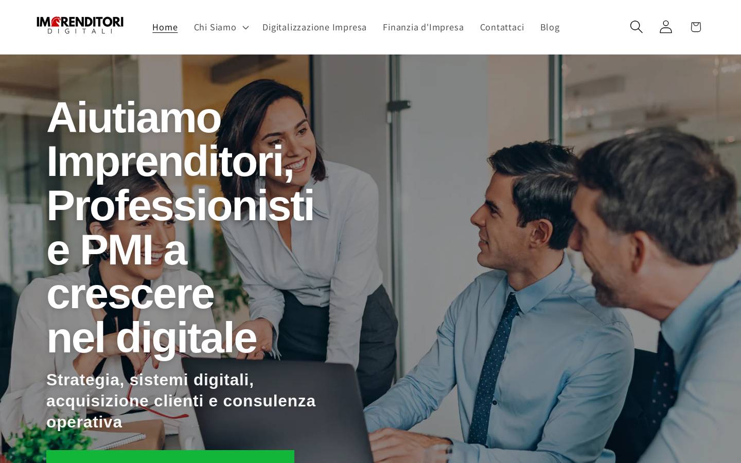 imprenditoridigitali.info homepage screenshot