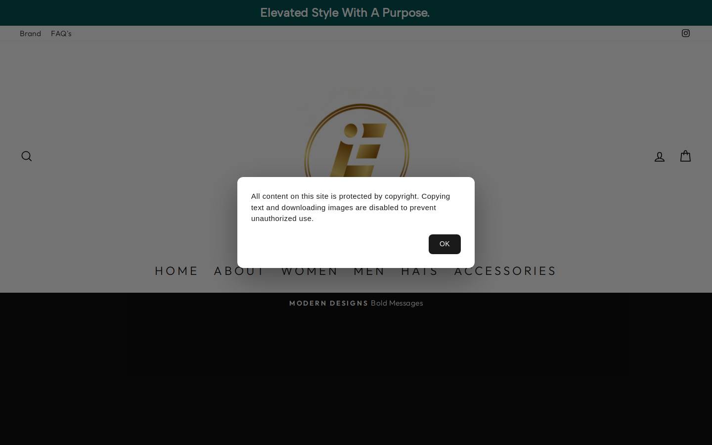 imprintedexpression.com homepage screenshot