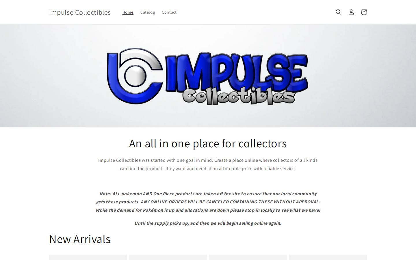 impulsegc.com homepage screenshot