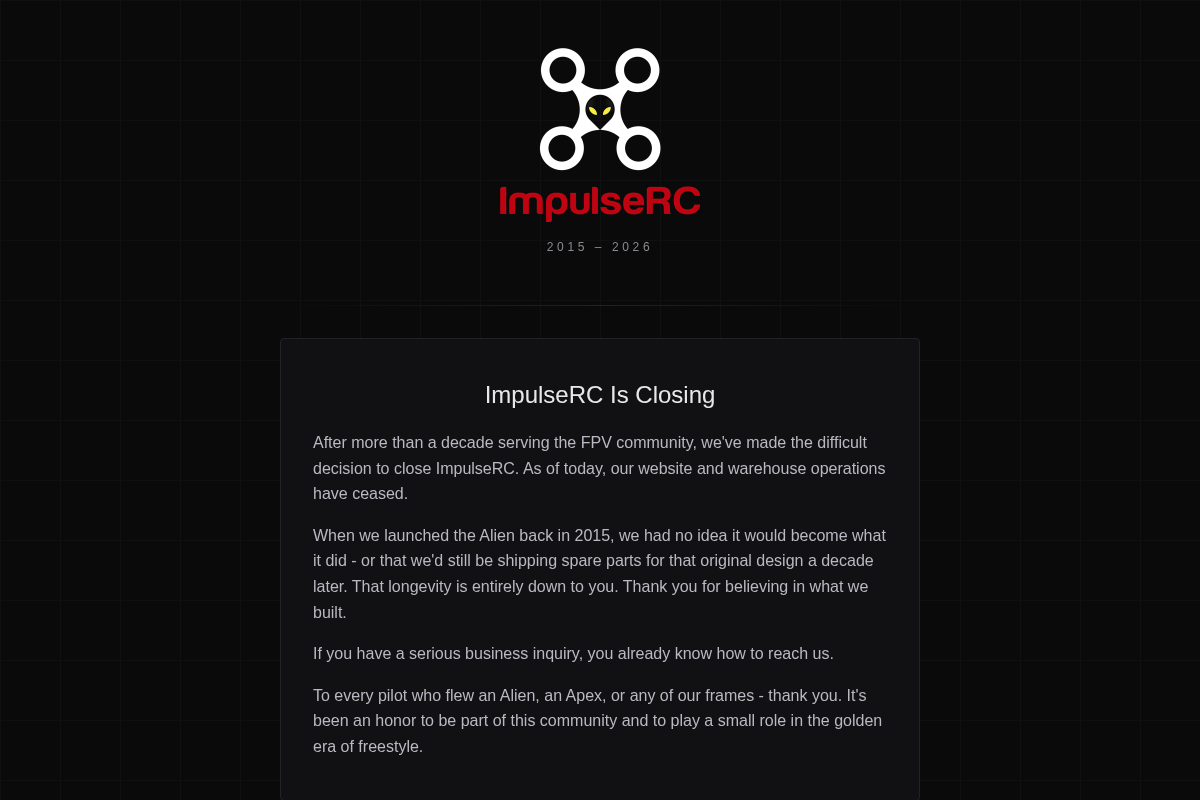 impulserc.com homepage screenshot