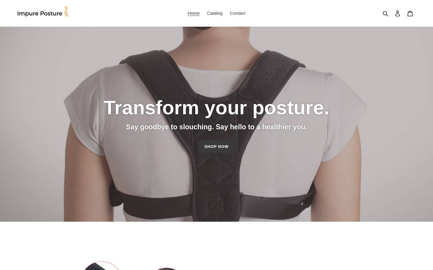 impureposture.com homepage screenshot