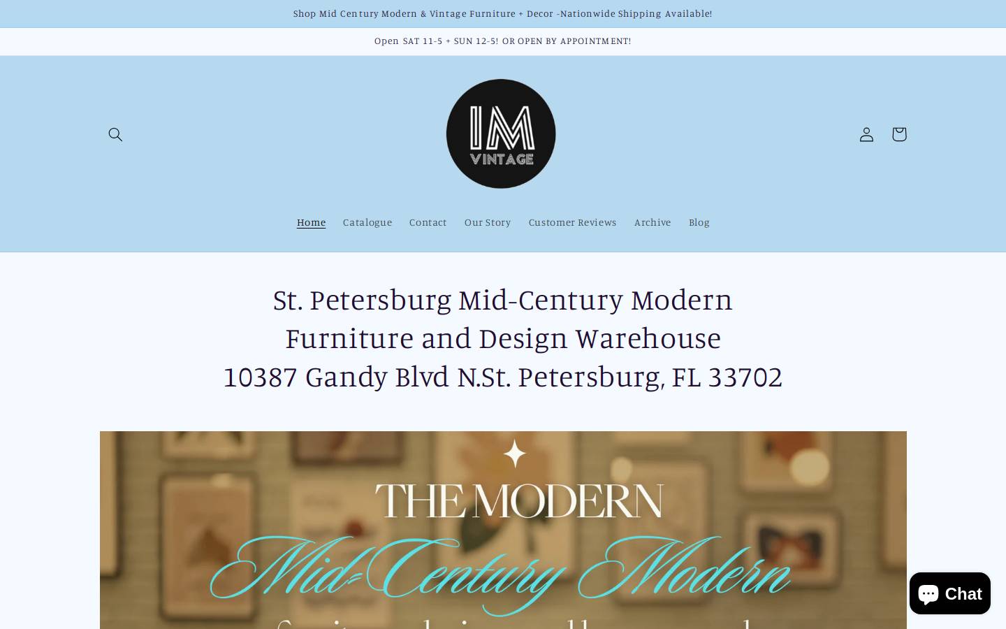 imvintagestpete.com homepage screenshot