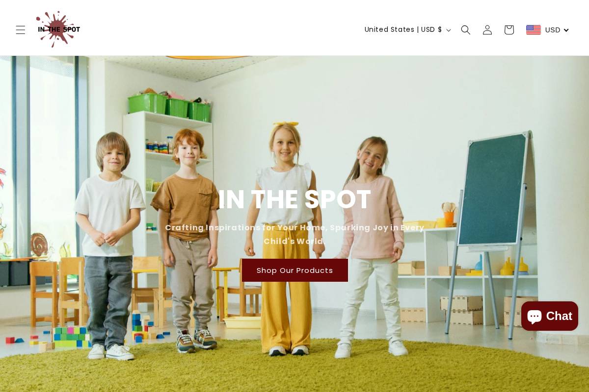 in-the-spot.com homepage screenshot