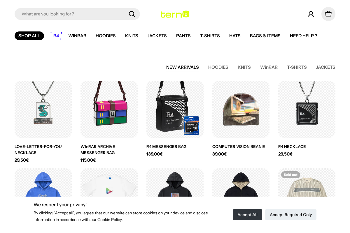 In Tern homepage screenshot