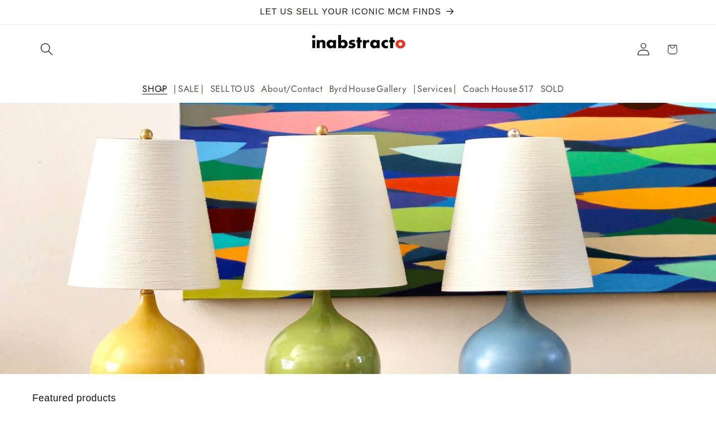 inabstracto.com homepage screenshot