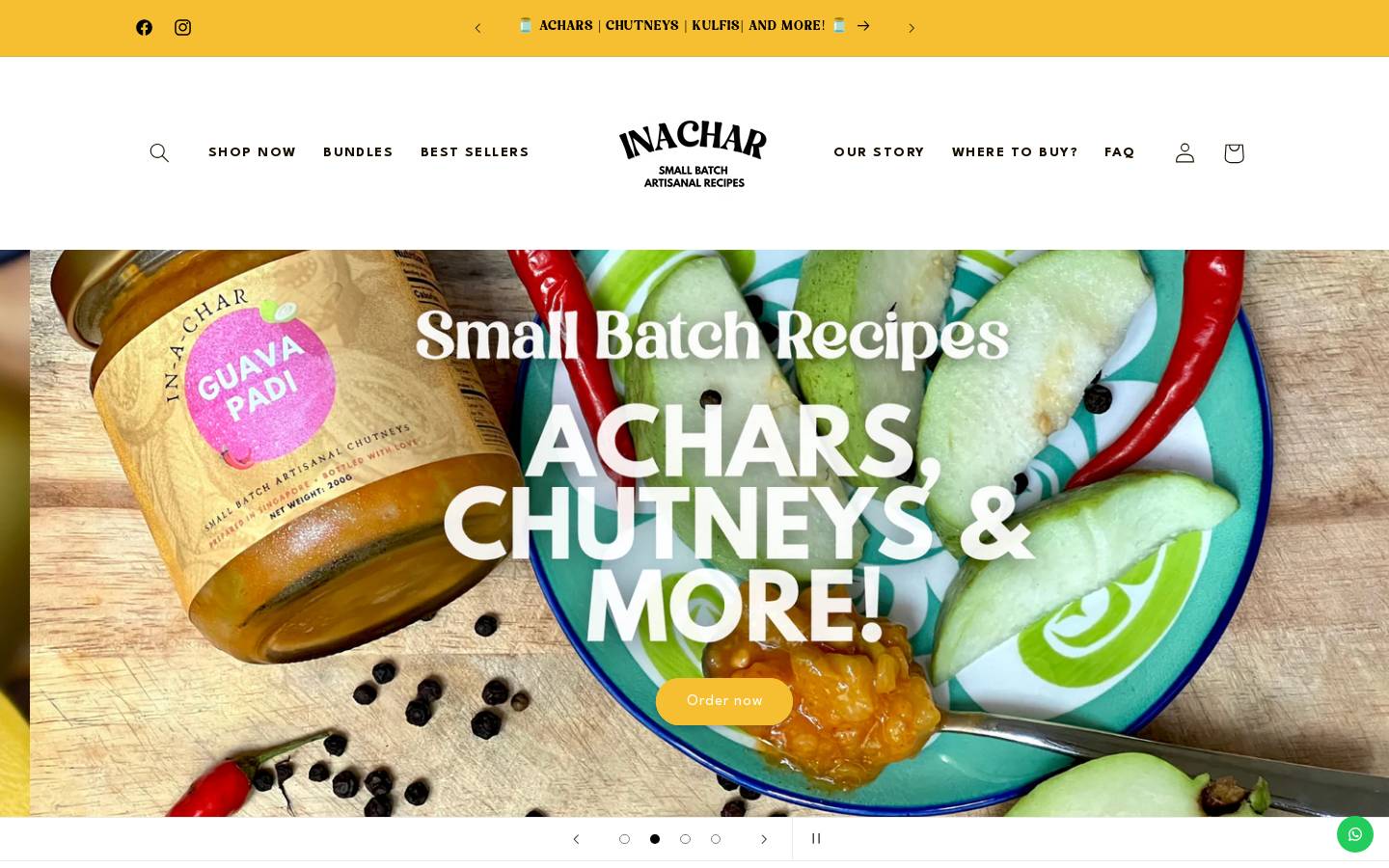 inachar.com homepage screenshot