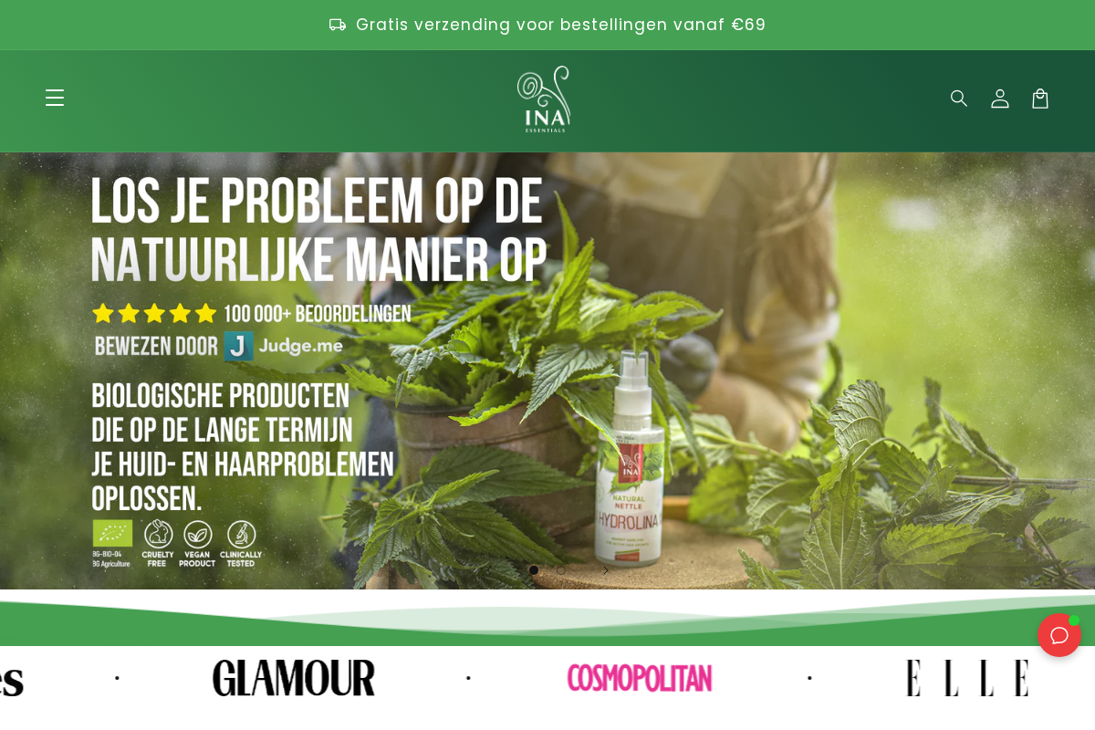 InaEssentials.NL homepage screenshot