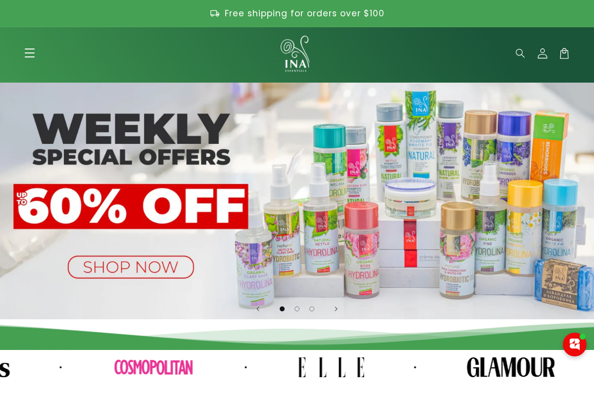 InaEssentials.US homepage screenshot