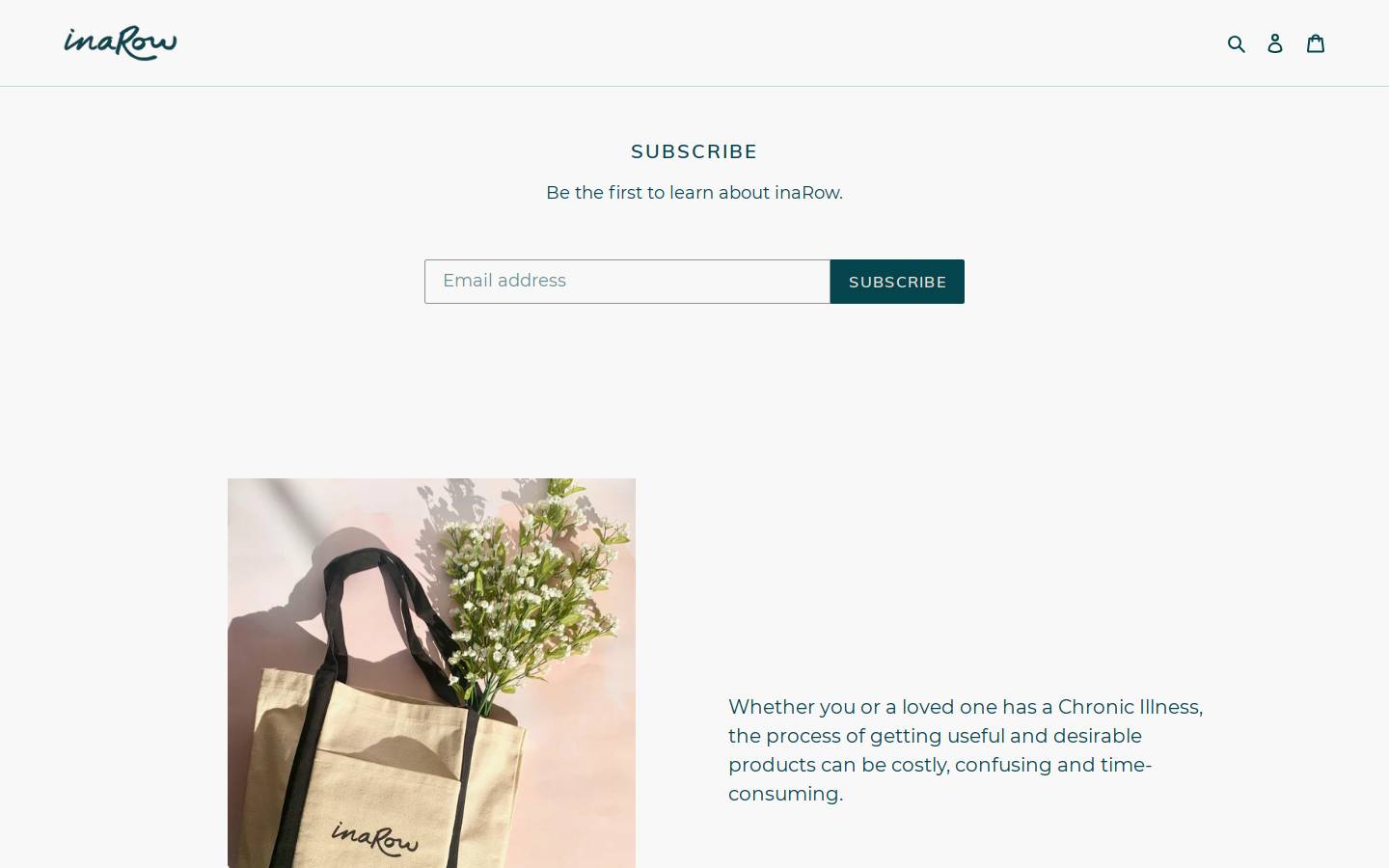 inarow.co homepage screenshot