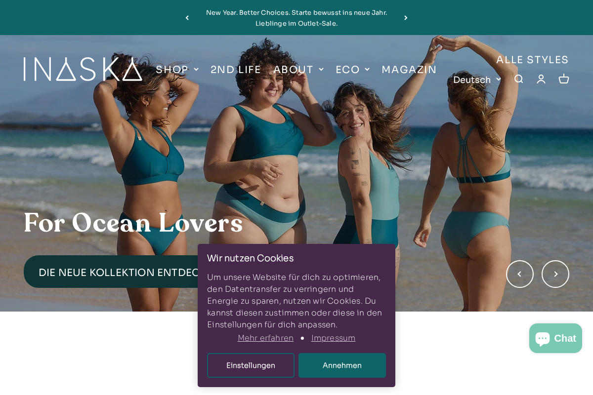 INASKA homepage screenshot