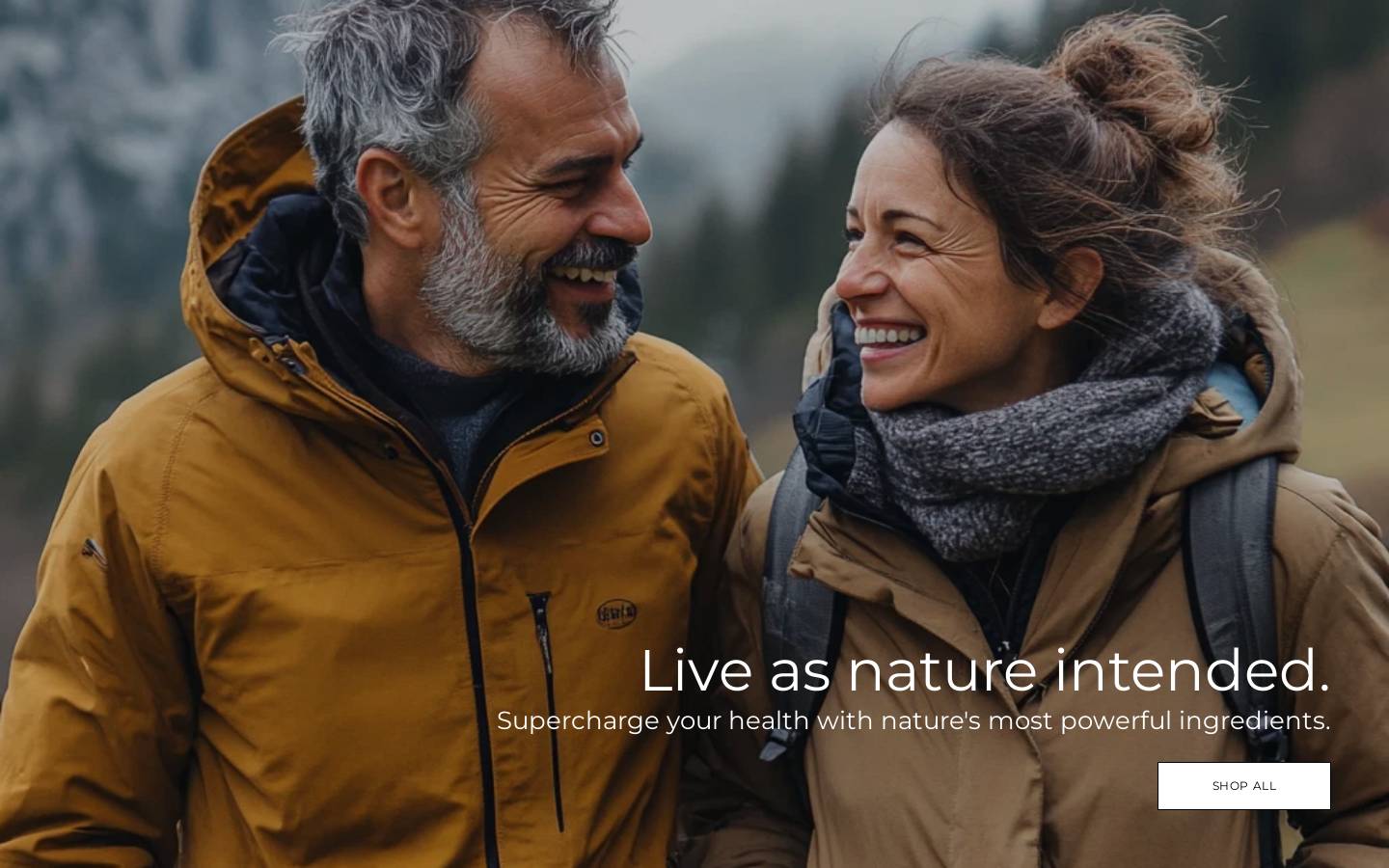 Inaya Nutrition homepage screenshot