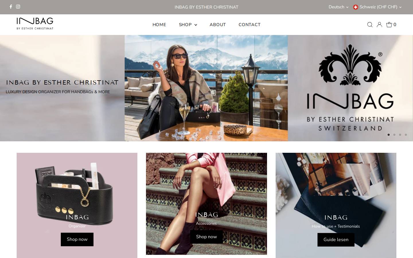 inbagbyestherchristinat.com homepage screenshot