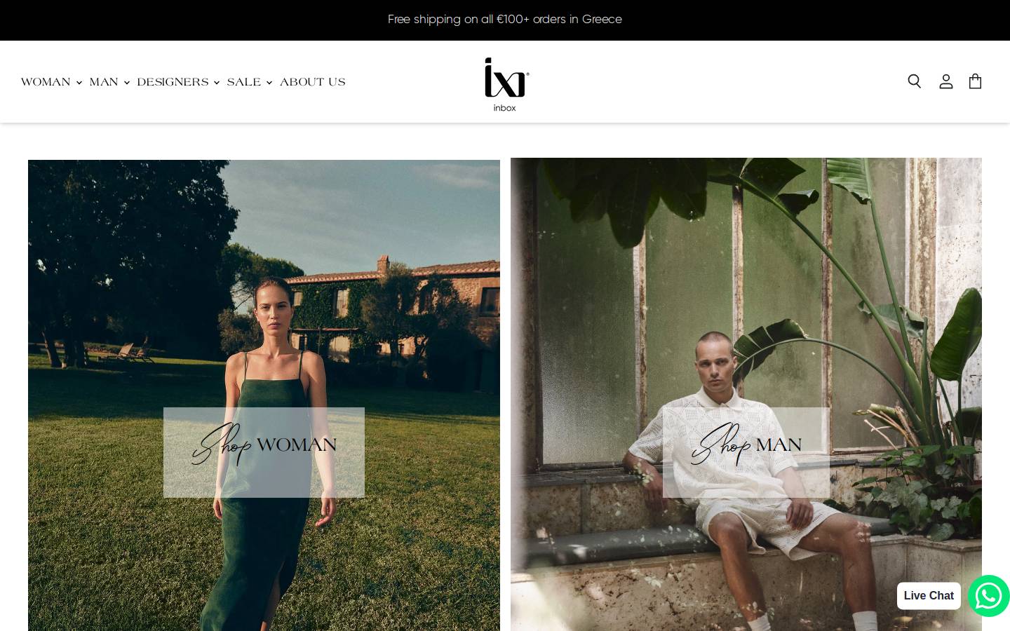 inboxboutique.com homepage screenshot