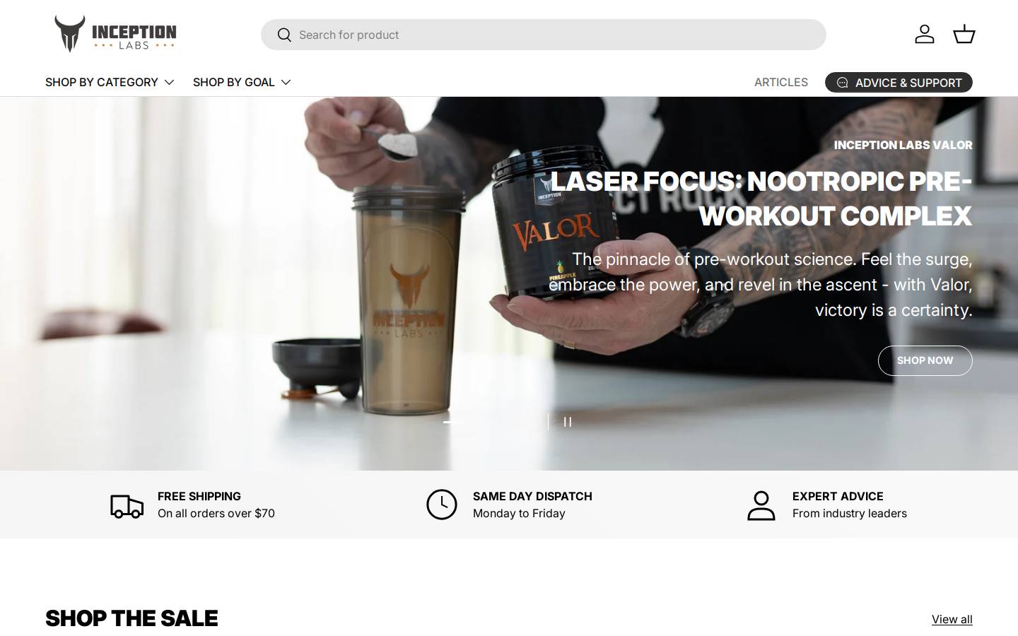 inception-labs.com homepage screenshot