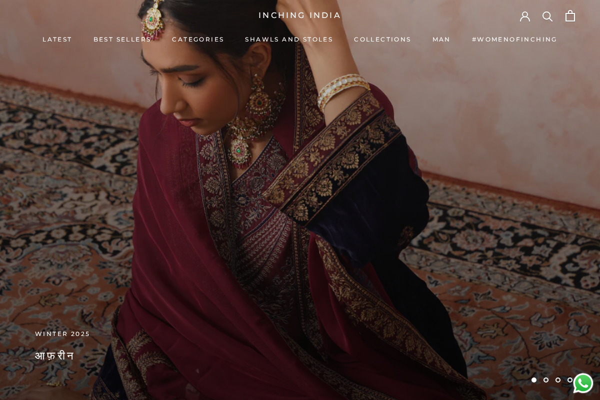 inchingindia.com homepage screenshot