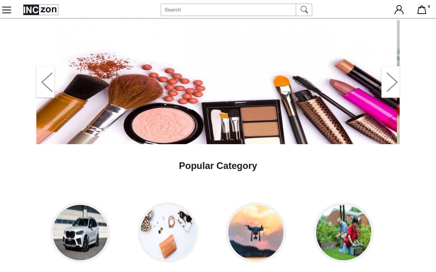 INCZON LTD homepage screenshot