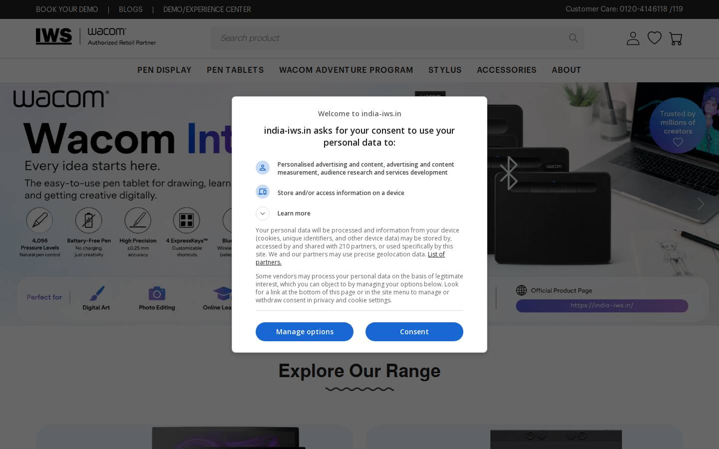 india-iws.in homepage screenshot