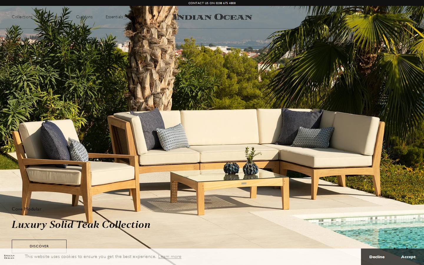 Indian Ocean Trading Company homepage screenshot