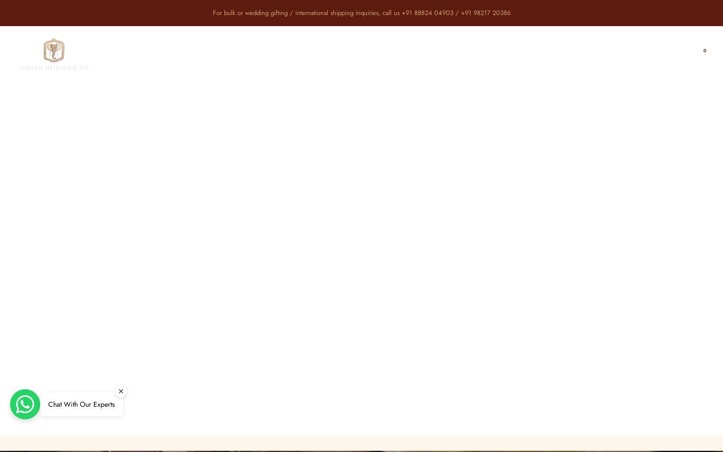indianheirloomcompany.com homepage screenshot