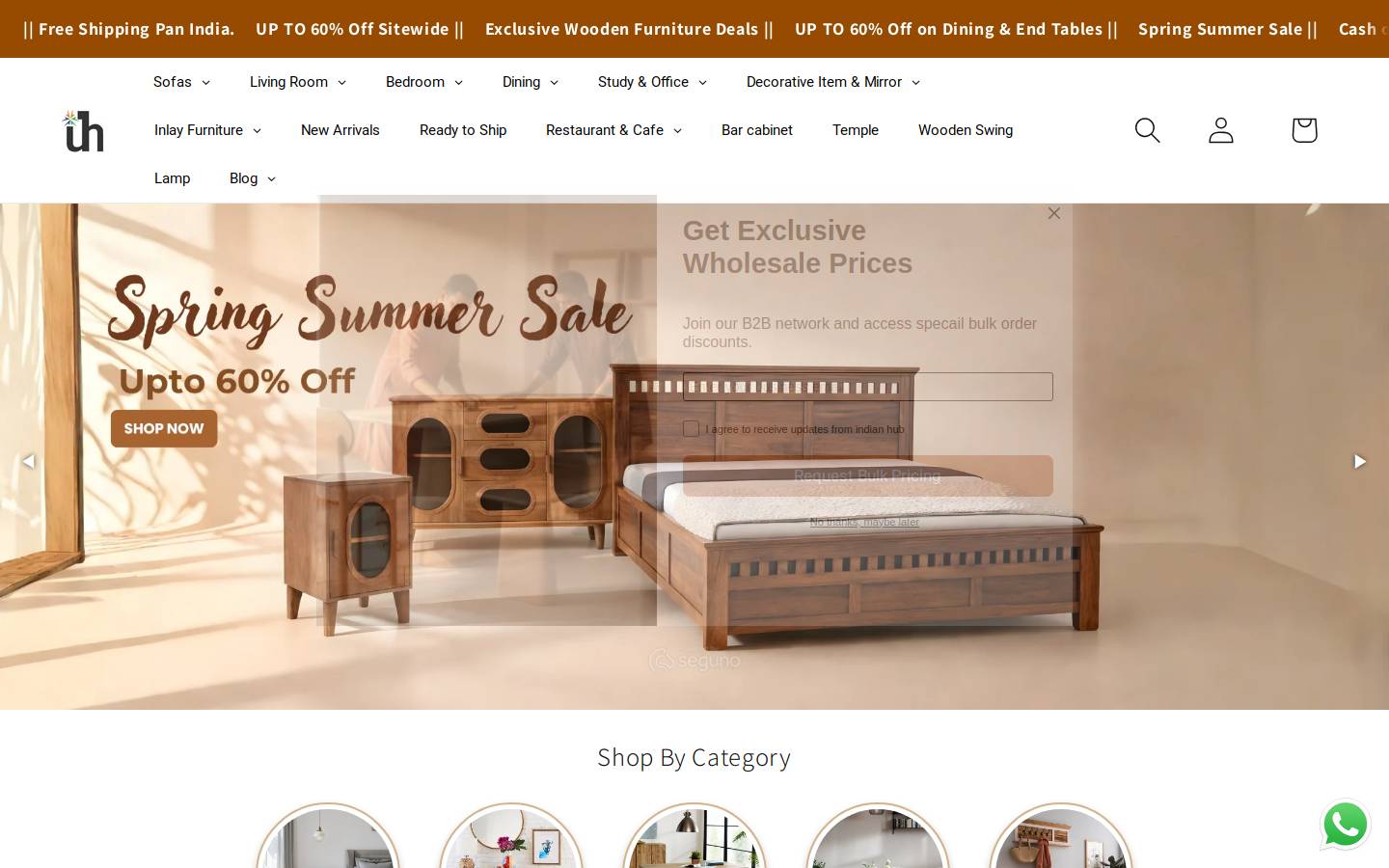indianhub.com homepage screenshot