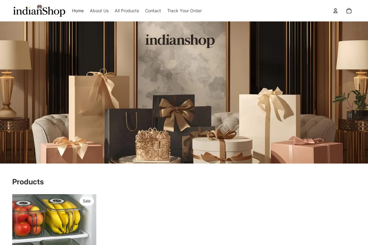 indianshop.shop homepage screenshot