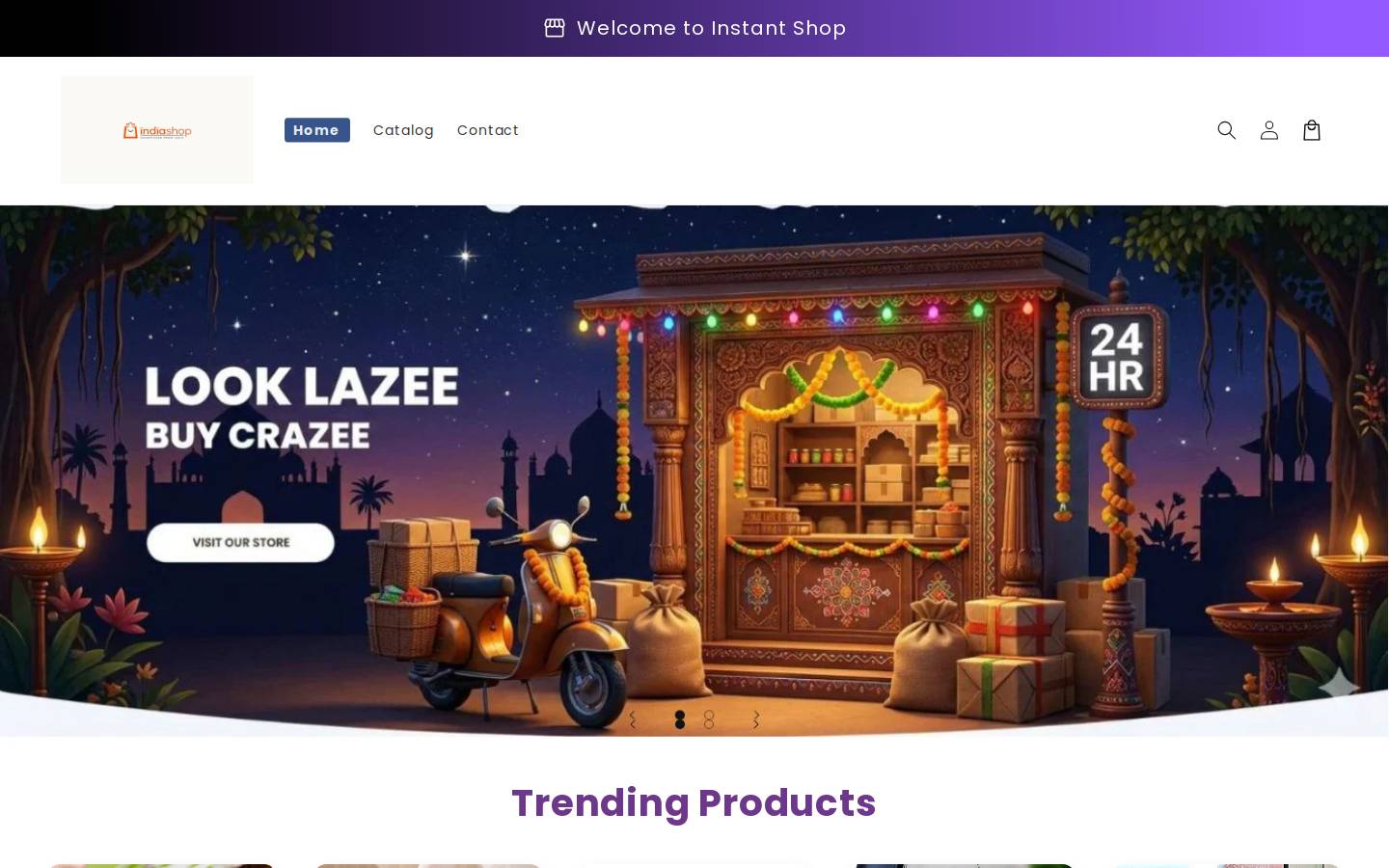 indiashop.online homepage screenshot