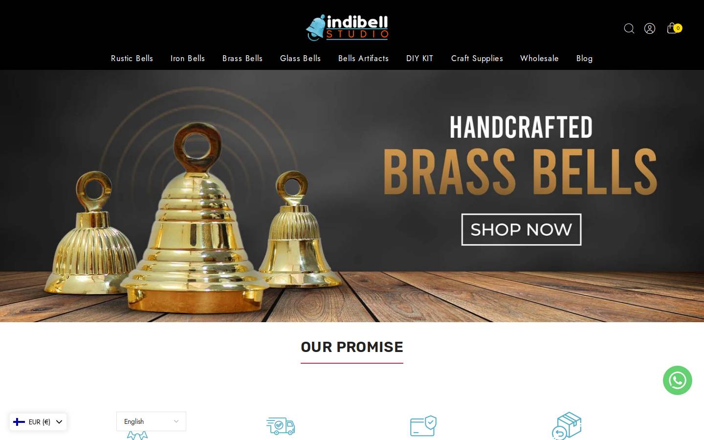 indibellstudio.com homepage screenshot