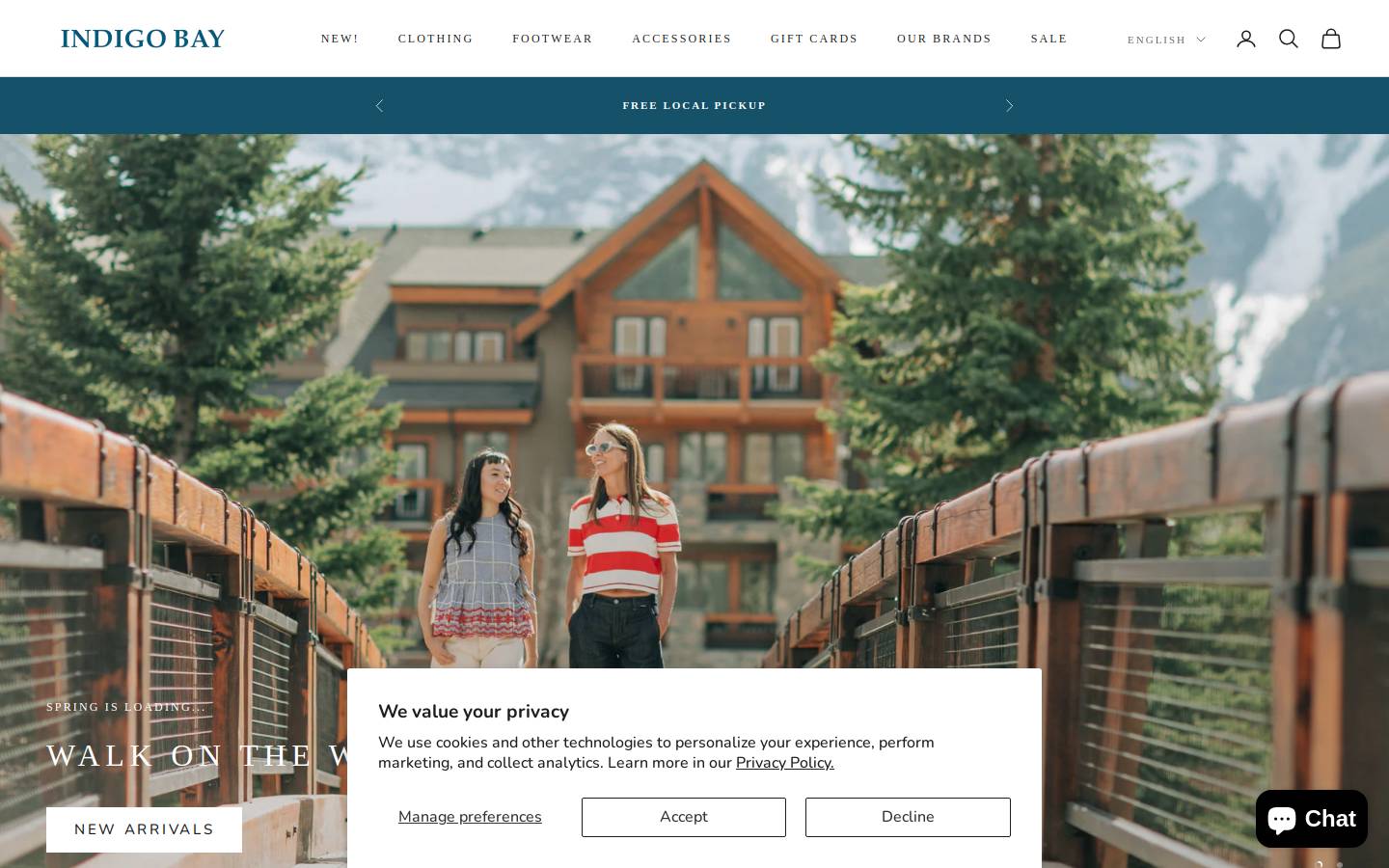 indigobaycanmore.com homepage screenshot