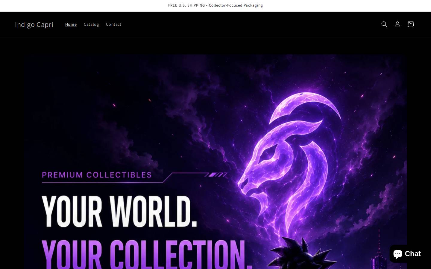 indigocapri.com homepage screenshot