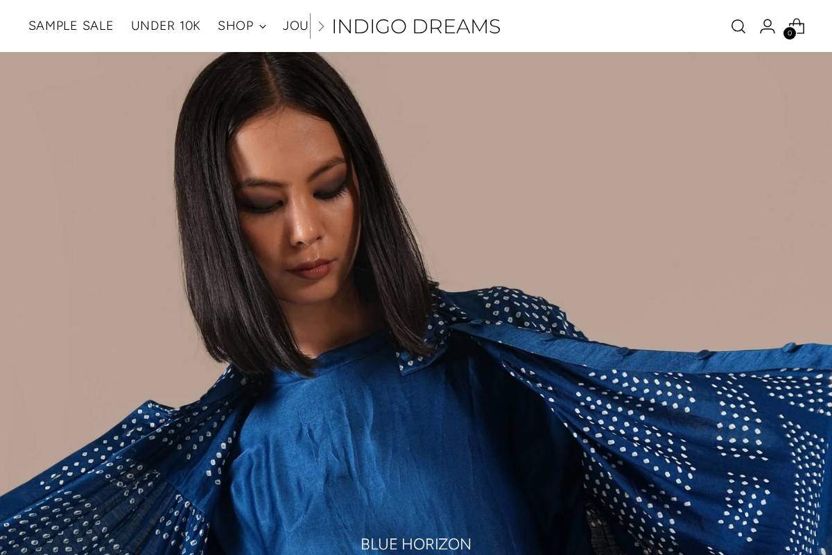 indigodreams.in homepage screenshot