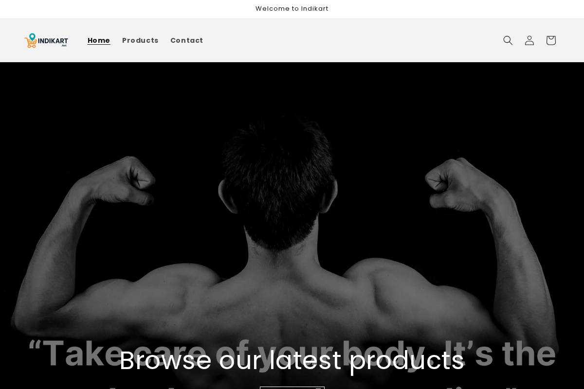 indikart.net homepage screenshot