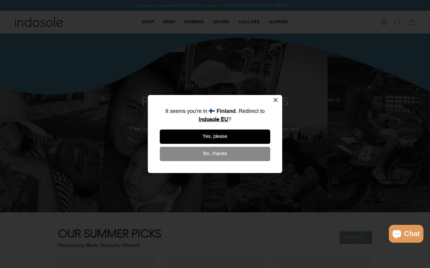 Indosole homepage screenshot