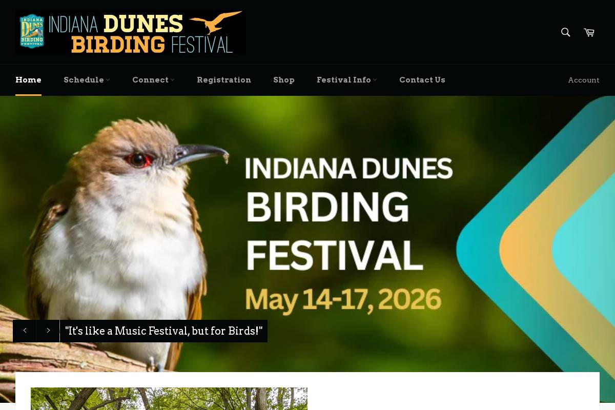indunesbirdingfestival.com homepage screenshot