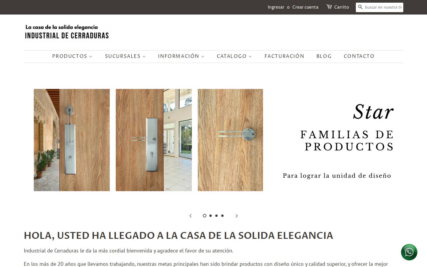industrialdecerraduras.com homepage screenshot